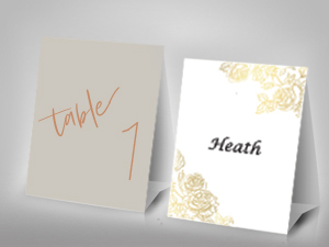 TENT CARDS
