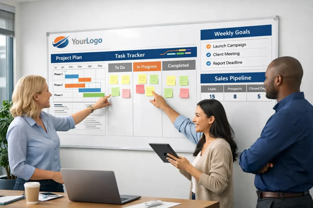 How Custom Whiteboards Can Transform Your Business Productivity and Team Collaboration